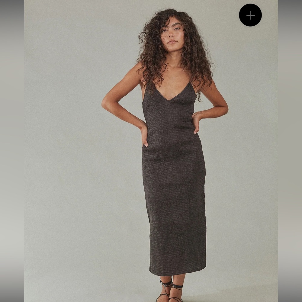 Acacia Dylan Cotton Dress in Carob Size Small